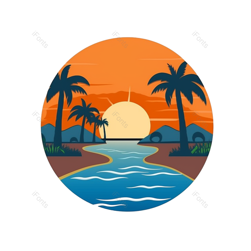 天空图片,夏天元素,海洋PNG,度假免抠素材